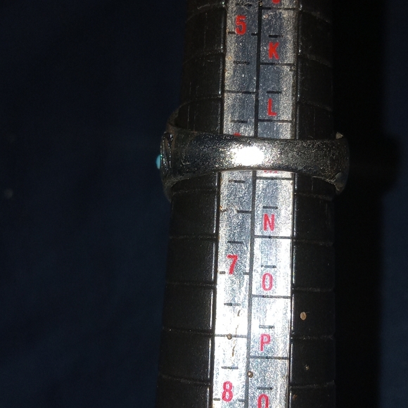 BLOWOUT Silver plated And Red Turquoise Style Colored Stone Ring SZ 6 - Picture 4 of 5